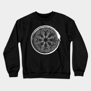 Norse protection sign, Aegishjalmur, viking Crewneck Sweatshirt